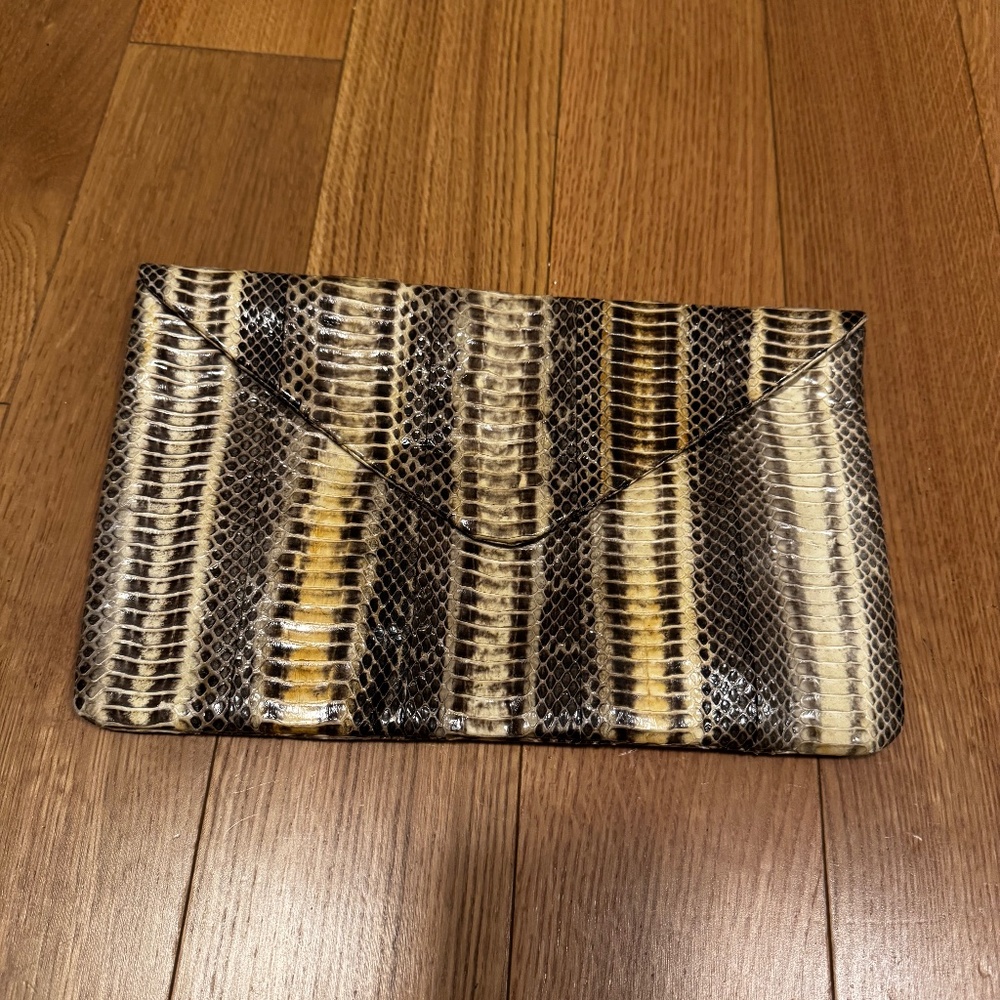 Python Envelope Clutch Purse - image 1